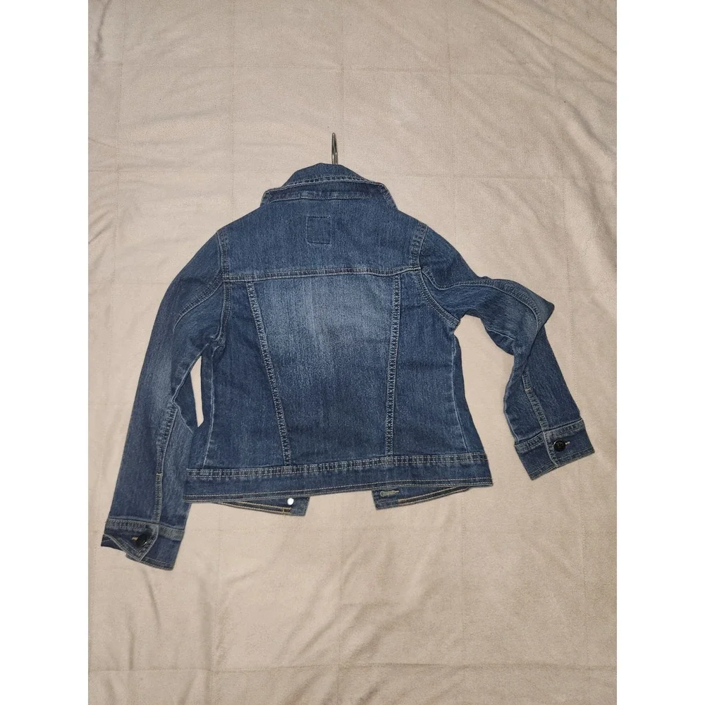 The Children's Place Denim Jean Jacket. Dark Wash. Girls 7/8 Medium